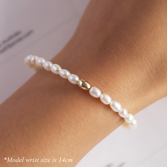 Freshwater Pearls & 14K Gold Unica Adjustable Gold Pearl Bracelet