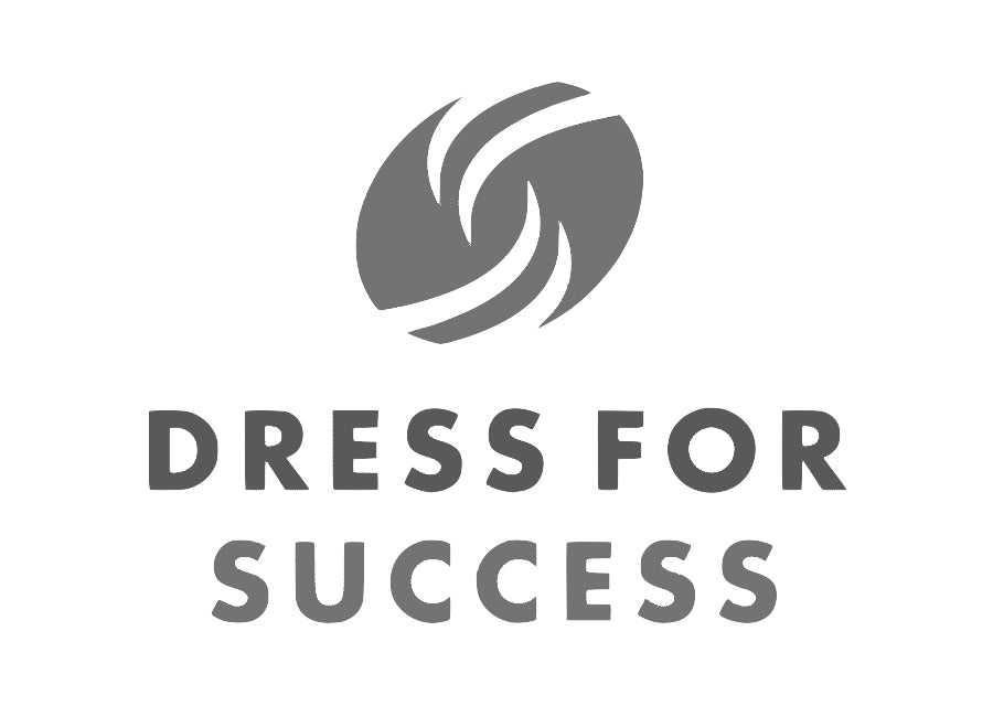 Every beaded bracelet from Ann Saint James comes with a donation to Dress for Success (logo)
