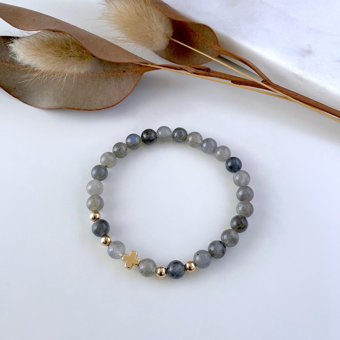 Labradorite Bracelet for Aura protection (Certified) - Crystals Store