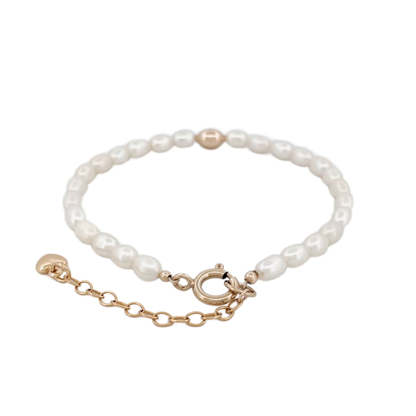 Gray Pearl Bracelet with Adjustable Gold Chain - Keilani– ke aloha jewelry