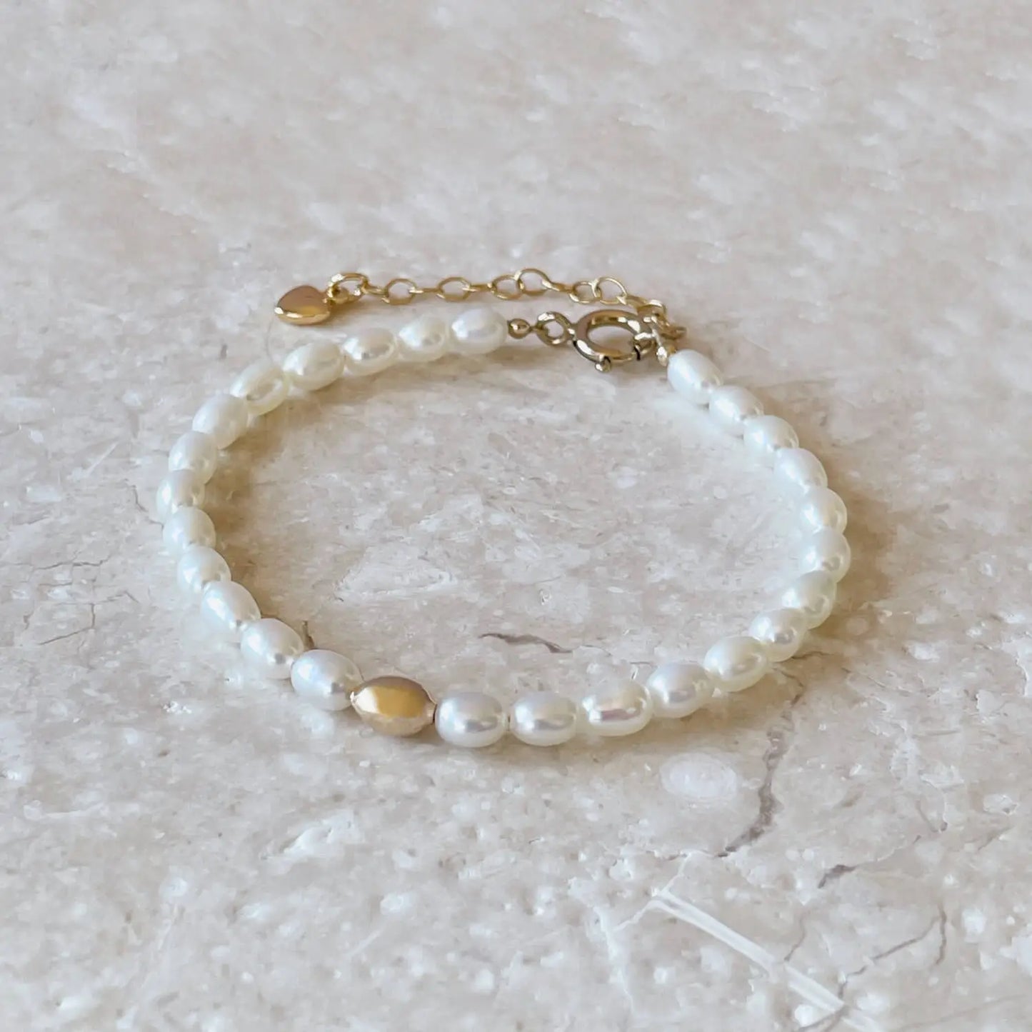 Load image into Gallery viewer, Freshwater Pearls &amp;amp; 14K Gold Unica Adjustable Gold Pearl Bracelet
